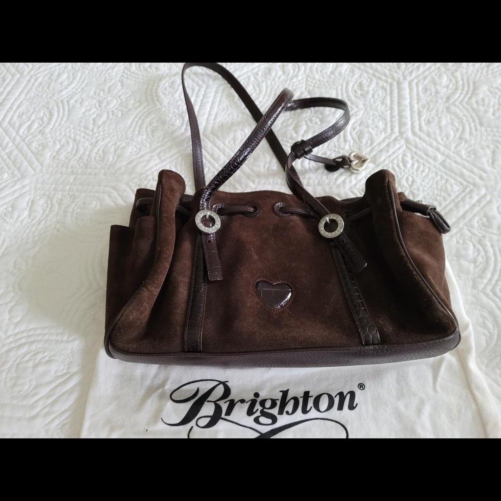 brighton brown purse bag (like new)!!